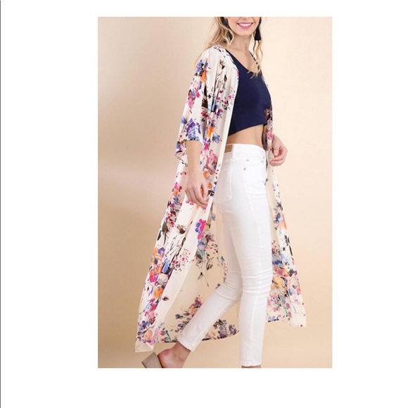 New umgee floral kimono - Picture 3 of 7